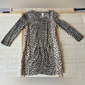 JCrew Womens Jules Wildcat Leopard Animal Print Shift Dress Size:2